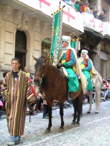 Caballo portador de estandarte