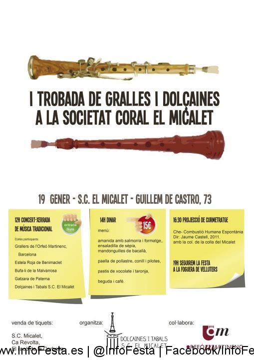 troballa de gralles i dolçaines a la coral el micalet