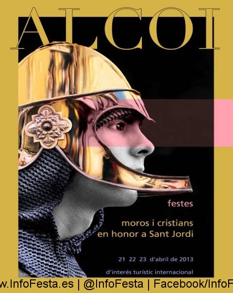 cartel fiestas de moros y cristianos de alcoy