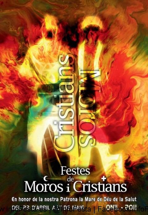 cartel fiestas moros y cristianos onil