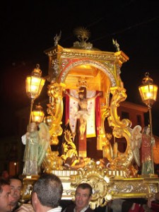 El Cristo en la Procesión del día 13