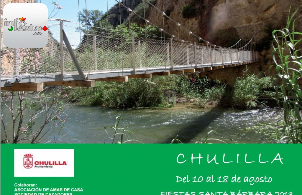 programa de fiestas de santa barbara chulilla