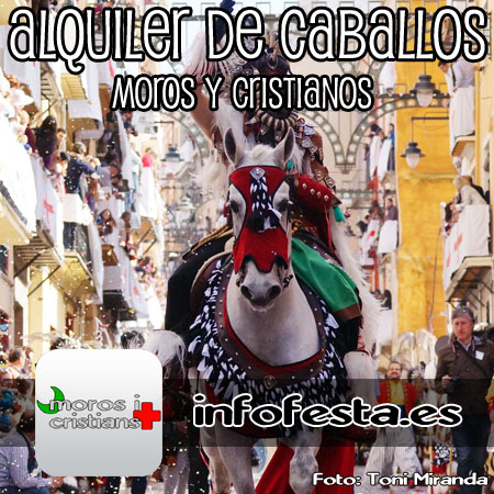 alquiler de caballos fiestas de moros y cristianos