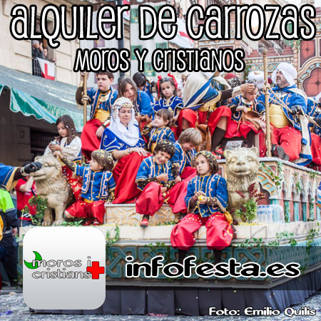 alquiler de carrozas fiestas moros y cristianos