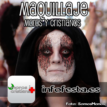 maquillaje moros y cristianos